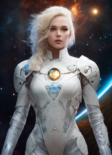 full body realistic photo of a cosmic entity